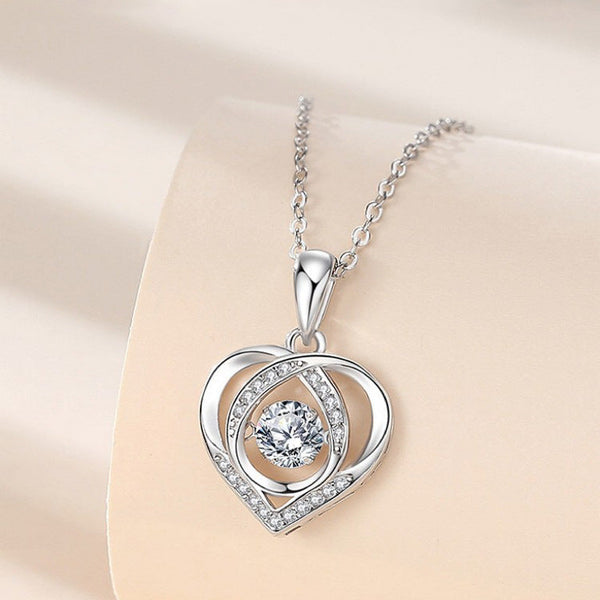 Sparkling Heart Necklace