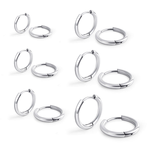 Titanium Twist Earrings Set