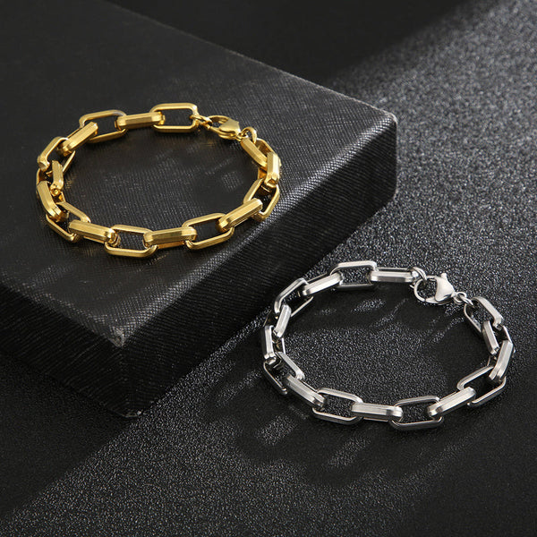 Chic Titanium Hip-Hop Bracelet - Paintsy - - Paintsy Jewelry & Watches