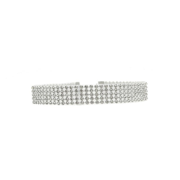 Sparkling Crystal Choker Necklace