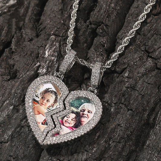 Heart Photo Memory Necklace