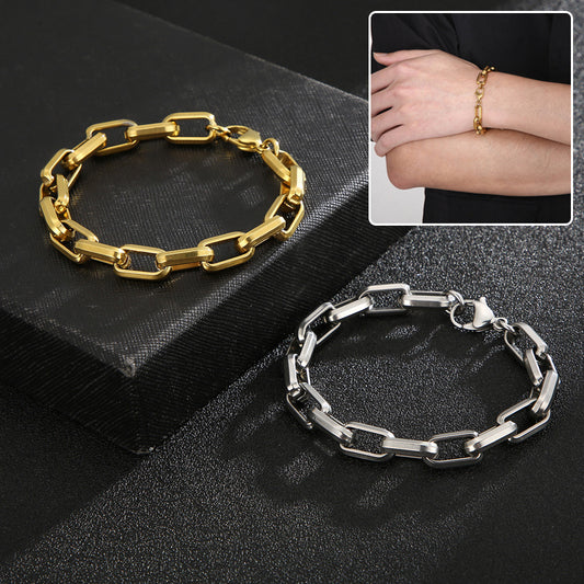Chic Titanium Hip-Hop Bracelet - Paintsy - 0 - My Store
