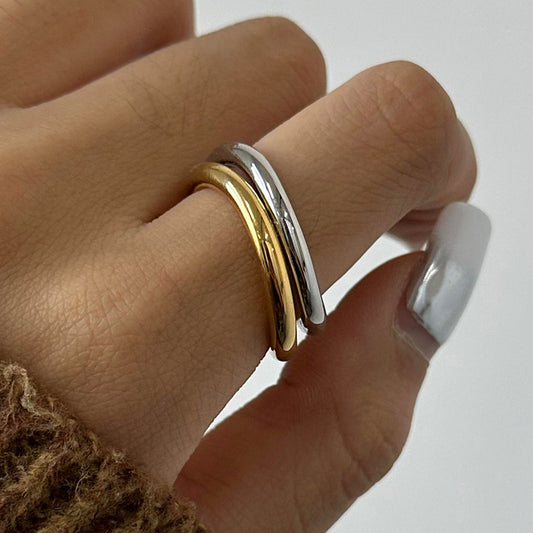 Glamour Gold & Silver Rings