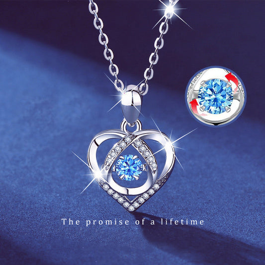 Sparkling Heart Necklace - Paintsy - 0 - My Store
