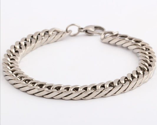 Sleek Stainless Steel Bracelet